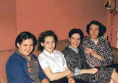 Pam Poole, Ann, Ruth, Alice Haydock Bennett